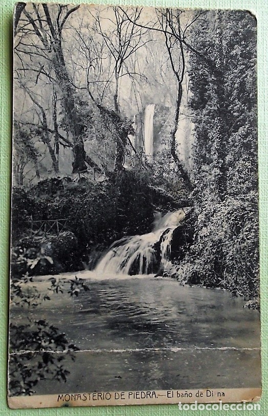 Postales: Monasterio de Piedra. El Ba&ntilde;o de Diana. Nueva. Usada. Ver foto