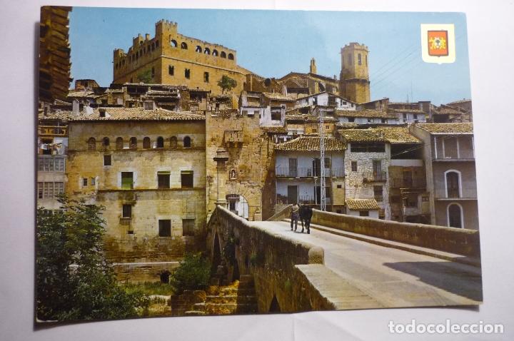 Postales: postal valderrobres - puente piedra - Foto 1