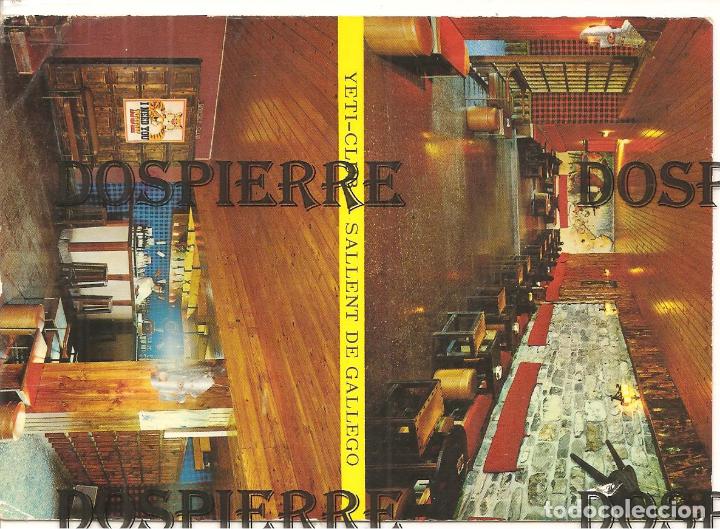 Postales: POSTAL, SALLENT DE GALLEGO-YETI CLUB, FOTO SICILIA, SIN CIRCULAR, SIN DIVIDIR