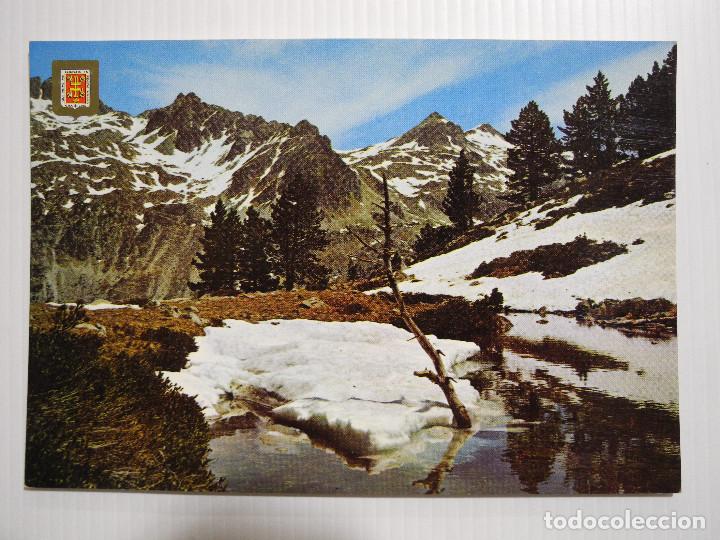 Postales: Balneario de Panticosa. n. 1646. Lagos azules. Escudo de Oro. Nueva sin circular.