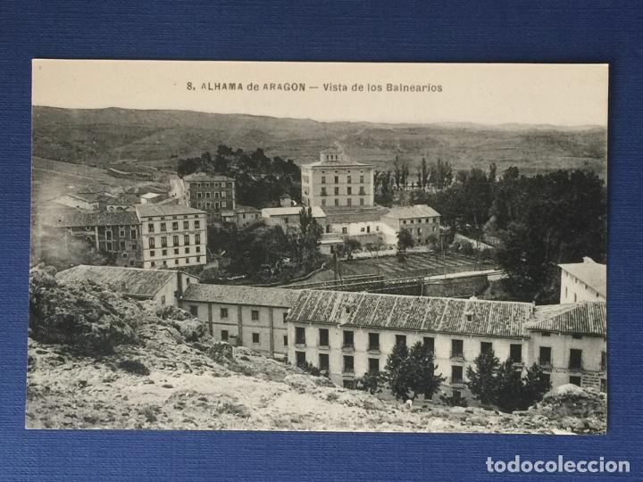 Postcards: POSTAL ALHAMA DE ARAG&Oacute;N. VISTA DE LOS BALNEARIOS. SIN CIRCULAR A&Ntilde;OS 30. ED. M. ARRIBAS.