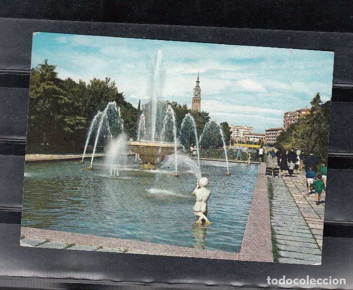 Postales: 2041-ZARAGOZA. PARQUE PRIMO DE RIVERA. FUENTE
