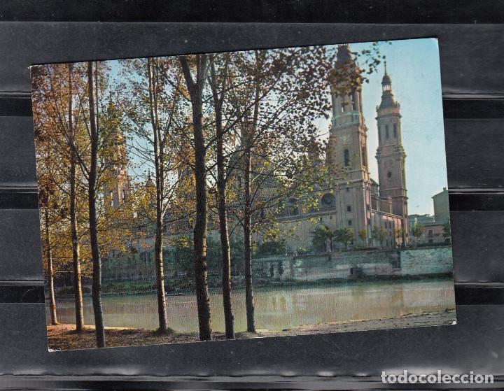 Postales: 2042-ZARAGOZA. BASILICA DEL PILAR Y R&Iacute;O EBRO
