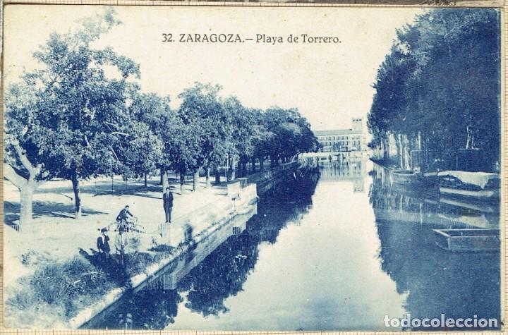 Postales: POSTAL ZARAGOZA PLAYA DE TORRERO - 1929. - Foto 1
