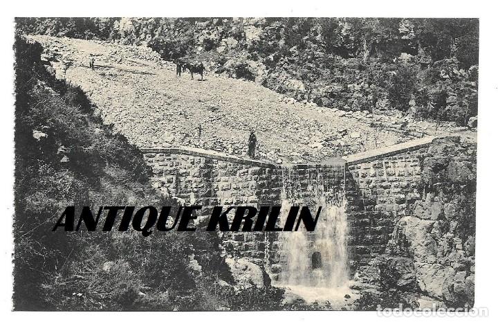 Postales: 6 DIVISION HIDROLOGICO FORESTAL .- RIO ARAGON .- TORRENTE LOS MESES  .- HAUSER-MENET