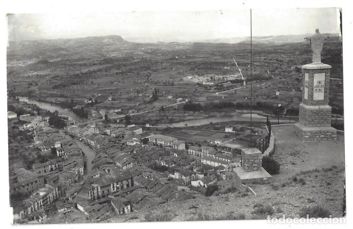 Postales: GRAUS.- N&ordm; 43, VISTA PARCIAL DESDE EL SAGRADO CORAZ&Oacute;N. EDICIONES SICILIA. HUESCA- SIN CIRCULAR