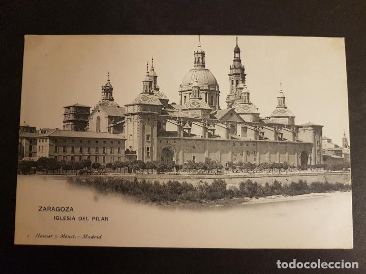 Postales: ZARAGOZA IGLESIA DEL PILAR - Foto 1