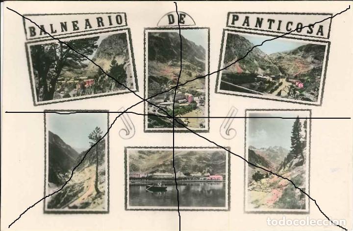 Postcards: balneario de panticosa pintada color a&ntilde;os 30