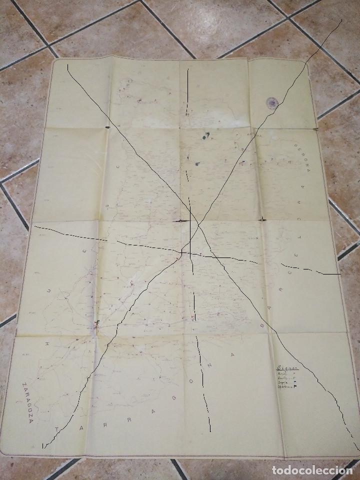 Postcards: mapa plano de la guardia civil froteras