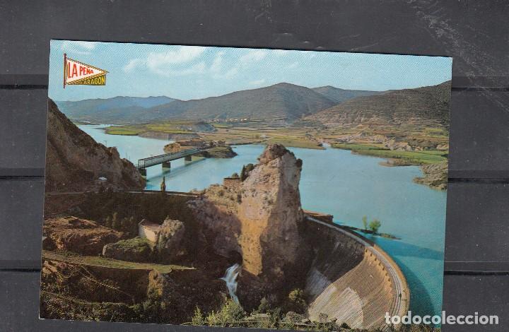 Postales: 141 - PANTANO DE LA PE&Ntilde;A. EN LA RUTA FRANCIA-HUESCA