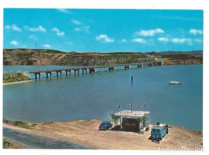 Postales: CASPE.- N&ordm; 4, MAR DE ARAG&Oacute;N. PUENTE SOBRE EL R&Iacute;O EBRO, ED. ARRIBAS. ZARAGOZA- SIN CIRCULAR
