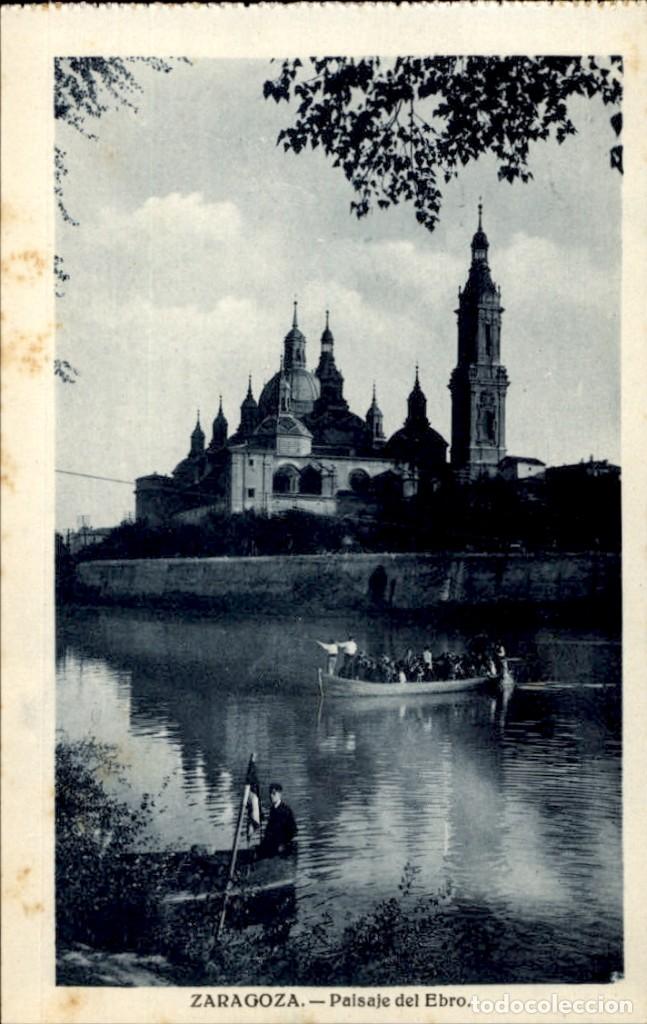Postales: Zaragoza &ndash; Paisaje del Ebro &ndash; SC - Foto 1
