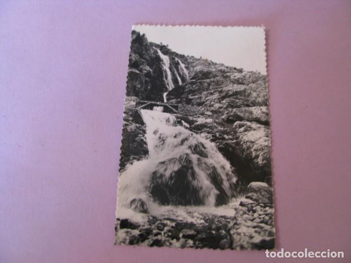 Postales: BALNEARIO DE PANTICOSA. CASCADA DE LAS ARGUALAS. ED. SICILIA. ESCRITA. 1961.