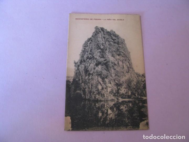 Postcards: MONASTERIO DE PIEDRA - LA PE&Ntilde;A DEL DIABLO. ED. M. RAMOS Y COBOS. SIN CIRCULAR.