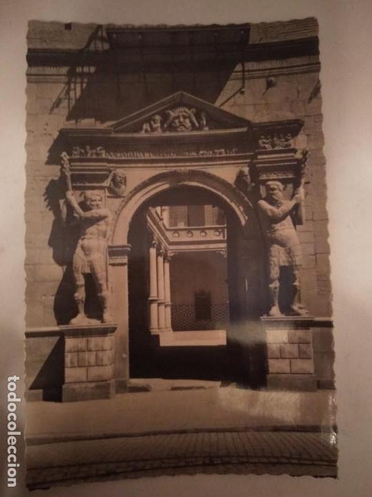 Postales: Hostal Zaragoza puerta entrada circulada - Foto 1