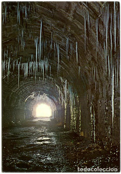 Postales: T&uacute;nel de Cotefablo en ruta Biescas-Valle de Ordesa. Pirineo Aragon&eacute;s. Ediciones Sicilia n&ordm; 75