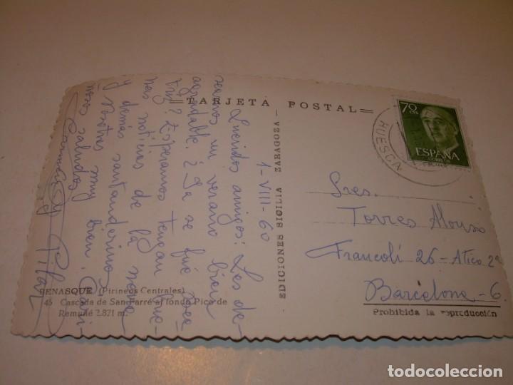 Postales: ANTIGUA POSTAL.........BENASQUE. - Foto 2