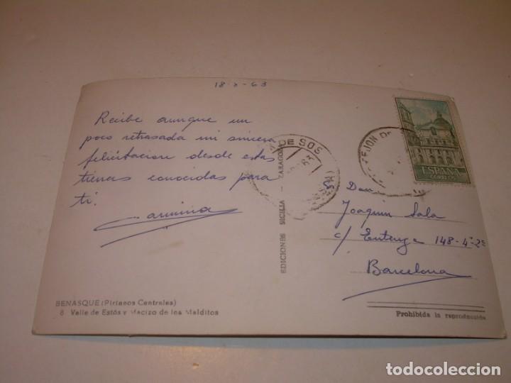 Postales: ANTIGUA POSTAL.......BENASQUE. - Foto 2