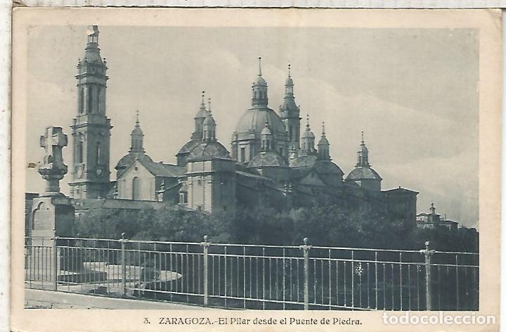 Postales: ZARAGOZA EL PILAR ESCRITA - Foto 1