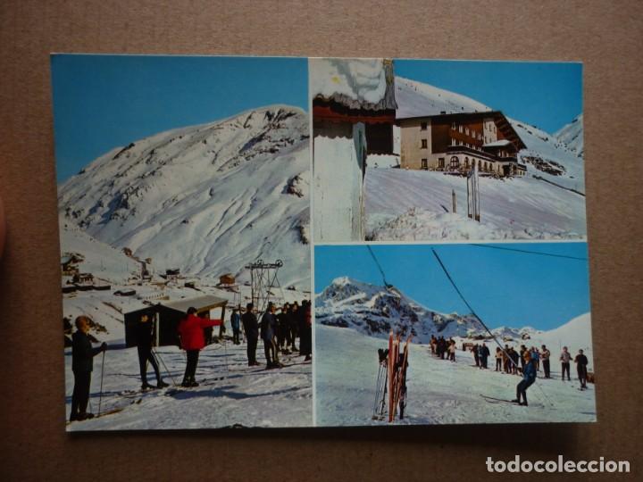 Postales: POSTAL CANFRANC - CANDANCHU ESTACI&Oacute;N INVERNAL n&ordm; 7 DE SICILIA - EXCURSIONISMA ESQUI