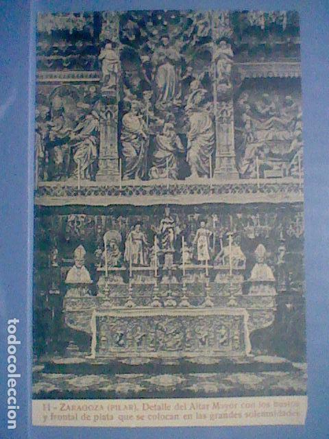 Postkarten: PILAR ALTAR MAYOR ED CESARAUGUSTA N&ordm; 11 S/C BE