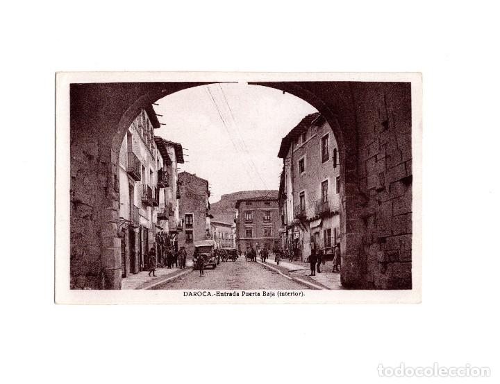 Postales: DAROCA.(ZARAGOZA).- ENTRADA PUERTA BAJA