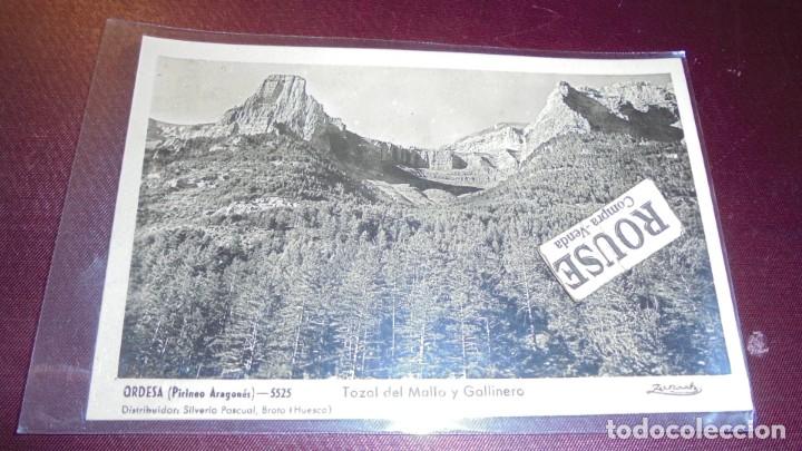 Postales: ORDESA (PIRINEO ARAGONES) 5525 TOZAL DEL MALLO GALLINERO DISTRIBUIDOR SILVERIO PASCUAL BROTO