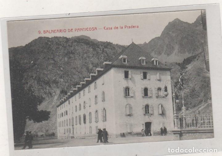 Postcards: 9 Balneario de Panticosa Casa de la Pradera. M. Arribas. Espoz y mina Zaragoza. Sin circular.
