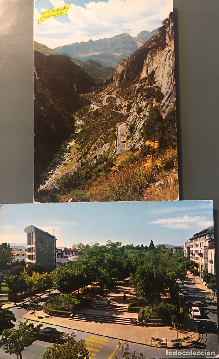 Postales: LOTE 2 POSTALES HUESCA SIN CIRCULAR - Foto 1