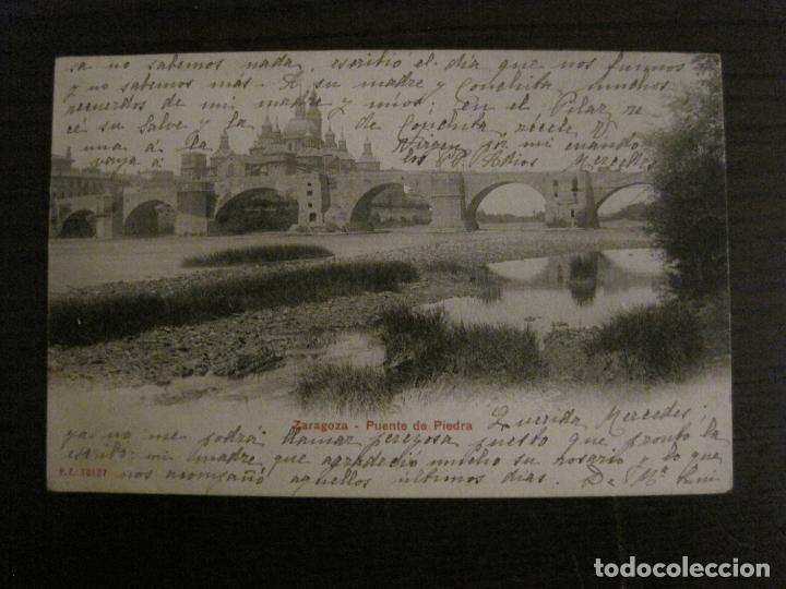 Postkarten: ZARAGOZA-PUENTE DE PIEDRA-P.Z. 10137-REVERSO SIN DIVIDIR-VER FOTOS-(58.530)