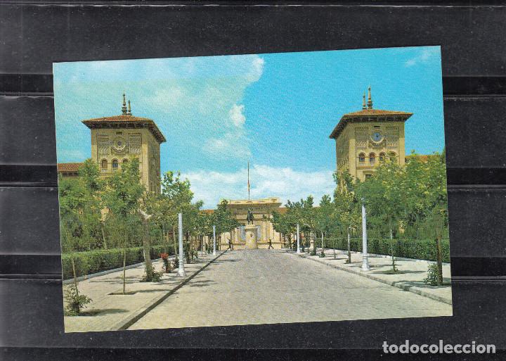 Postales: N&ordm; 632-ZARAGOZA. ACADEMIA GENERAL MILITAR. ENTRADA PRINCIPAL