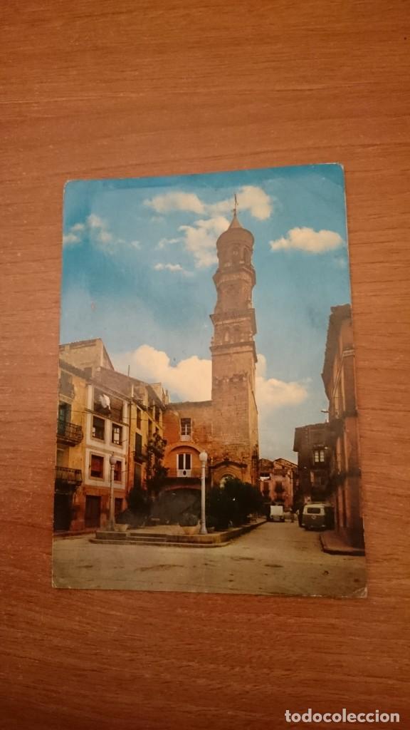 Postkarten: POSTAL MAELLA PLAZA ESPA&Ntilde;A SIN CIRCULAR