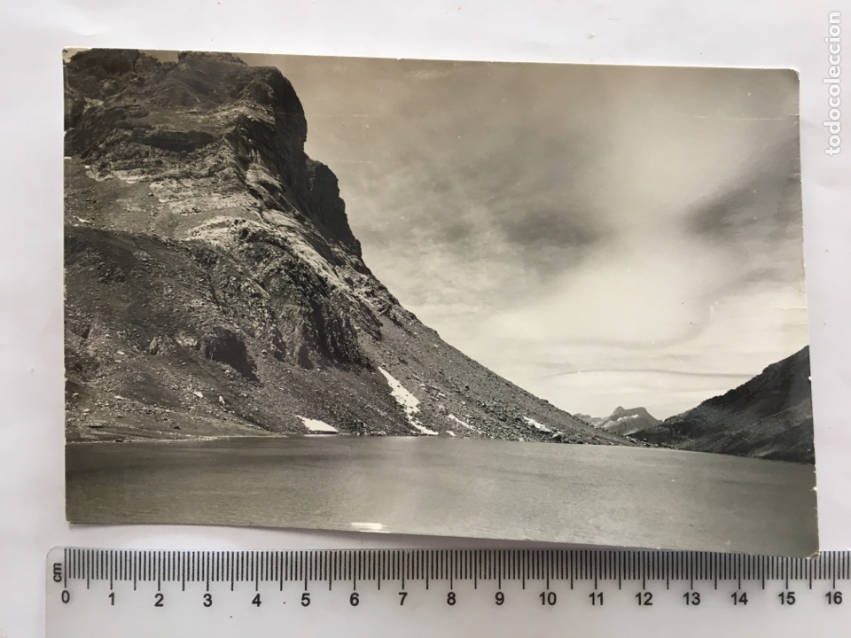 Postales: POSTAL. CANFRANC. IBON DE I AL FONDO MACIZO DEL ASPE. EDIC. SICILIA. H. 1960?.