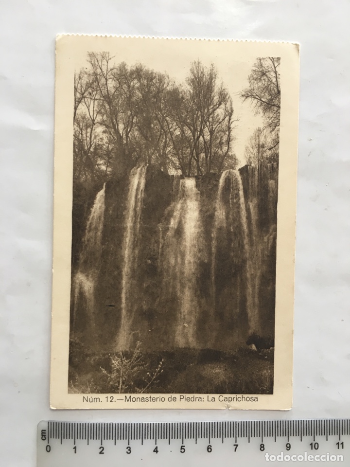 Postales: POSTAL. MONASTERIO DE PIEDRA. LA CAPRICHOSA. EDIC. SOBRINO DE G. MA&Ntilde;AS. H. 1950?.