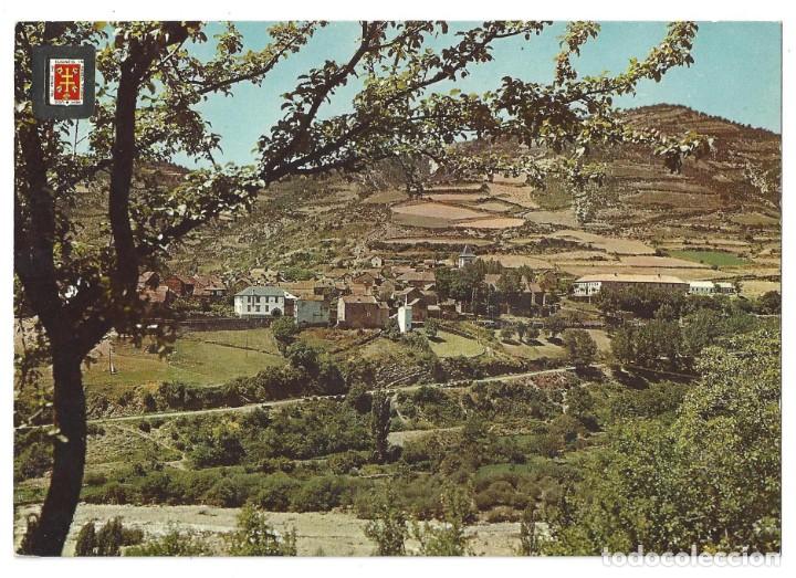 Postales: PIRINEO ARAGON&Eacute;S. ARAG&Uuml;ES- N&ordm; 3195, VISTA GENERAL. ESCUDO DE ORO. HUESCA- SIN CIRCULAR
