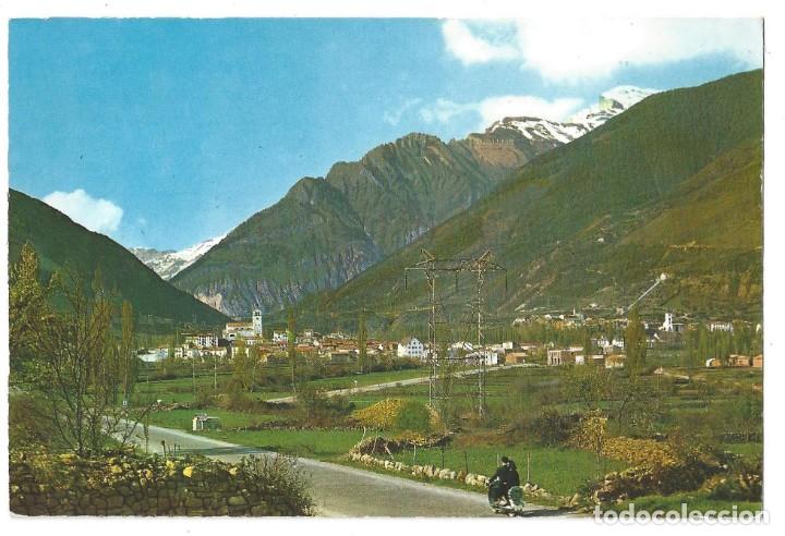 Postales: PIRINEO ARAGON&Eacute;S. BIESCAS.- N&ordm; 1, EN LA RUTA AL VALLE DE TENA. PE&Ntilde;ARROYA. HUESCA- SIN CIRCULAR