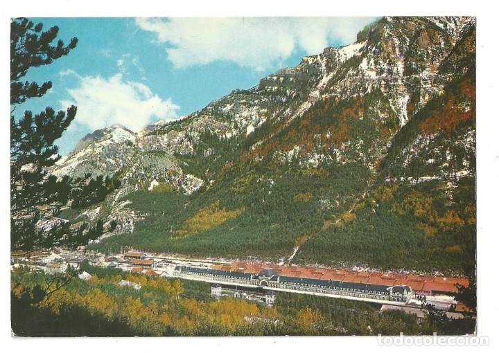 Postales: PIRINEO ARAGON&Eacute;S. CANFRANC.- N&ordm; 4,  ESTACI&Oacute;N INTERNACIONAL. PE&Ntilde;ARROYA. HUESCA- SIN CIRCULAR