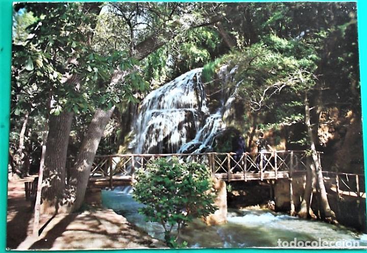 Postales: Monasterio de Piedra. 24 Cascada de El Iris. Garc&iacute;a Garrabella. Nueva. Color