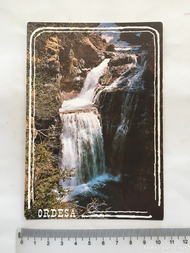 Postales: POSTAL. PARQUE NACIONAL DE ORDESA. CASCADA. ED. SICILIA. A&Ntilde;O 1985.