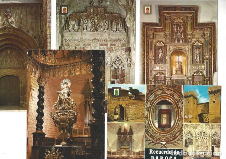 Postales: LOTE DE 5 POSTALES- DAROCA.- NTRA. SRA. DE LA ASUNCI&Oacute;N BAS&Iacute;LICA DE SANTA MAR&Iacute;A- ZARAGONZA