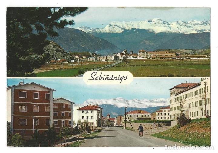 Postales: PIRINEO ARAGON&Eacute;S. SABI&Ntilde;ANIGO.- N&ordm; 3, VISTAS PARCIALES. MACIZO DE HOZ. PE&Ntilde;ARROYA. HUESCA- CIRCULADA