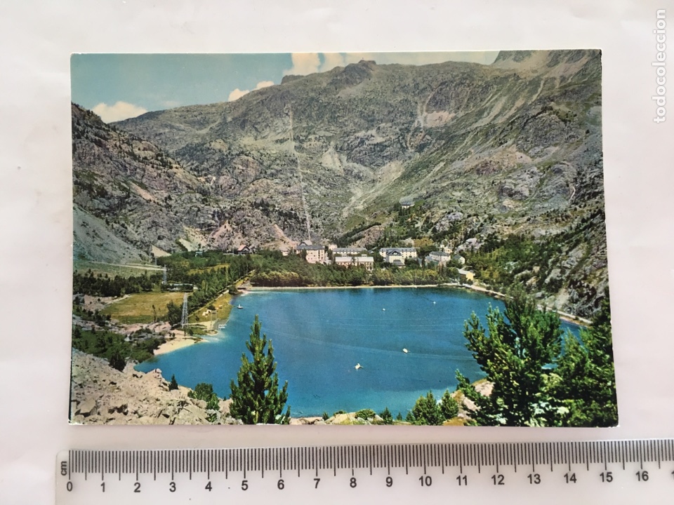 Postales: POSTAL. BALNEARIO DE PANTICOSA. EL LAGO. ED. ARRIBAS. H. 1965?.