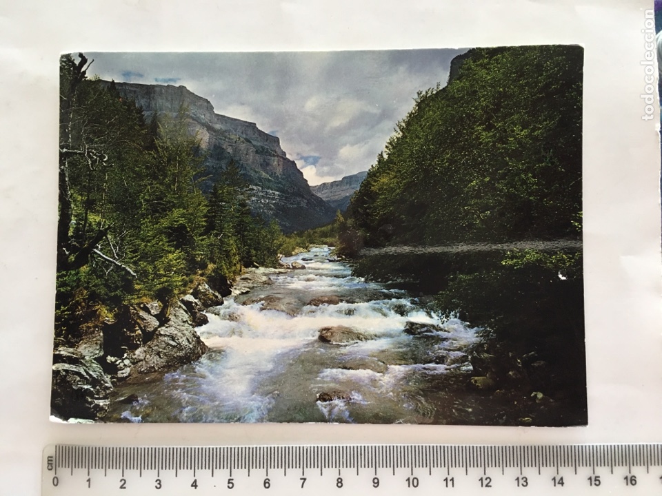 Postales: POSTAL. PARQUE NACIONAL DE ORDESA. R&Iacute;O ARAZAS. ED. SICILIA. H. 1970?.