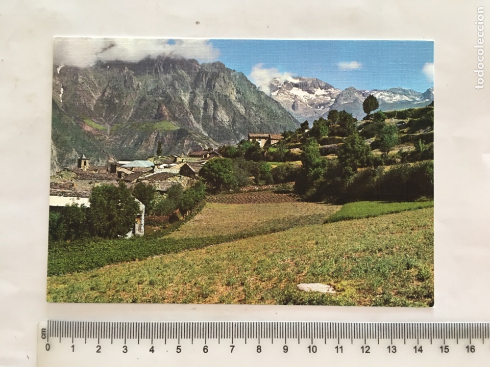 Postales: POSTAL. CERLER. VALLE BENASQUE. AL FONDO MACIZO DEL PERDIGUERO. ED. SICILIA. H. 1985?.