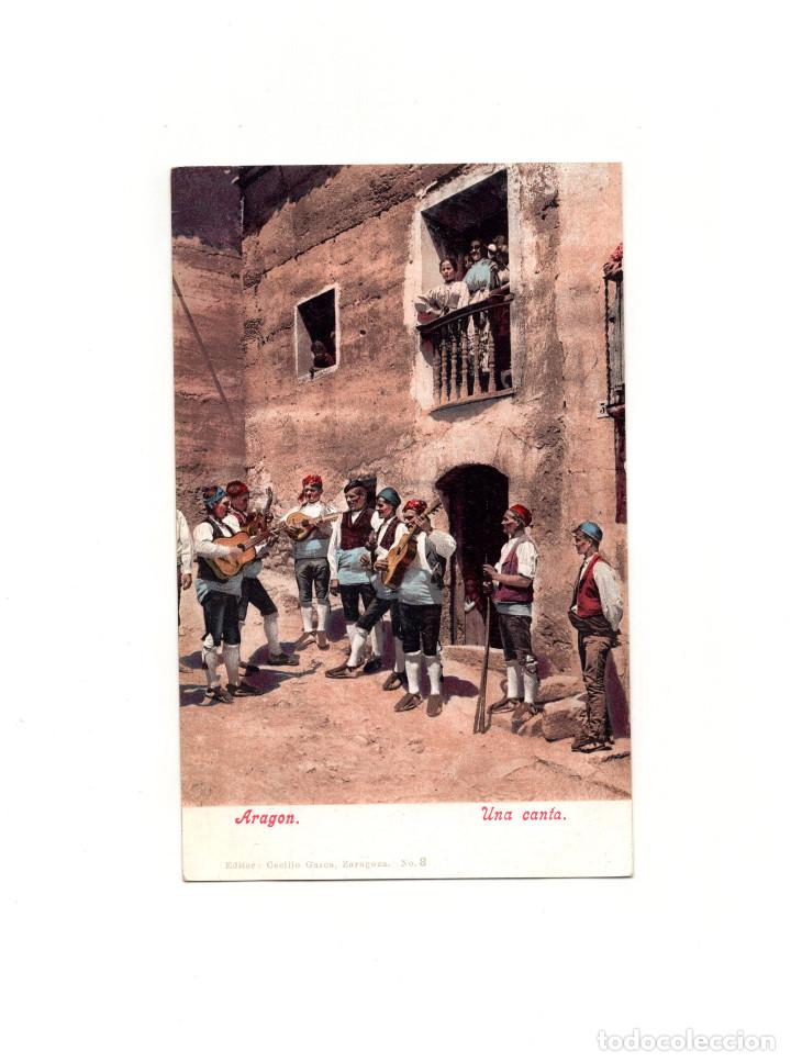 Postales: ARAG&Oacute;N.- UNA CANTA. - Foto 1