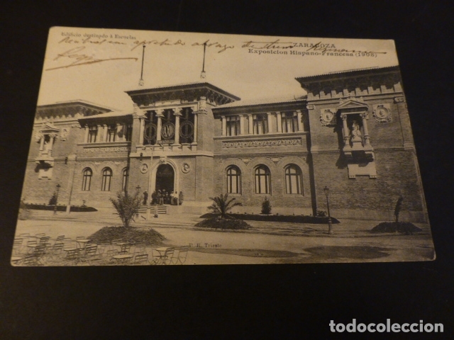 Postales: ZARAGOZA EXPOSICION HISPANO FRANCESA 1908 - Foto 1