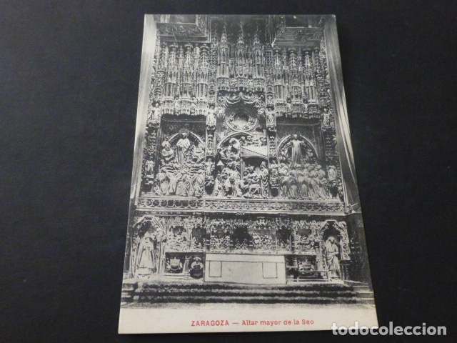 Postales: ZARAGOZA ALTAR MAYOR DE LA SEO - Foto 1