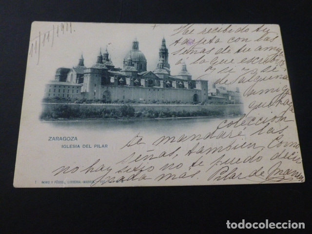 Postales: ZARAGOZA IGLESIA DEL PILAR - Foto 1