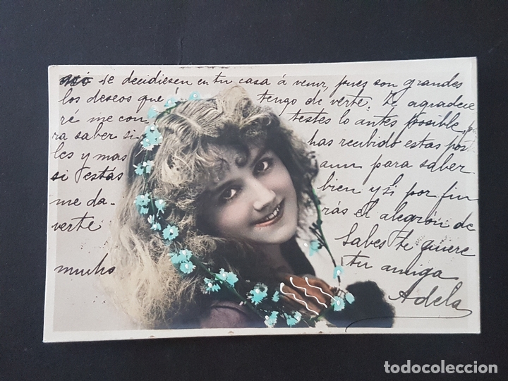 Postales: MUJER ELEGANTE POSTAL ANTIGUA - Foto 1