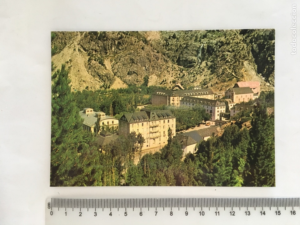 Postales: POSTAL. BALNEARIO DE PANTICOSA. VISTA GENERAL. A&Ntilde;O 1966?.